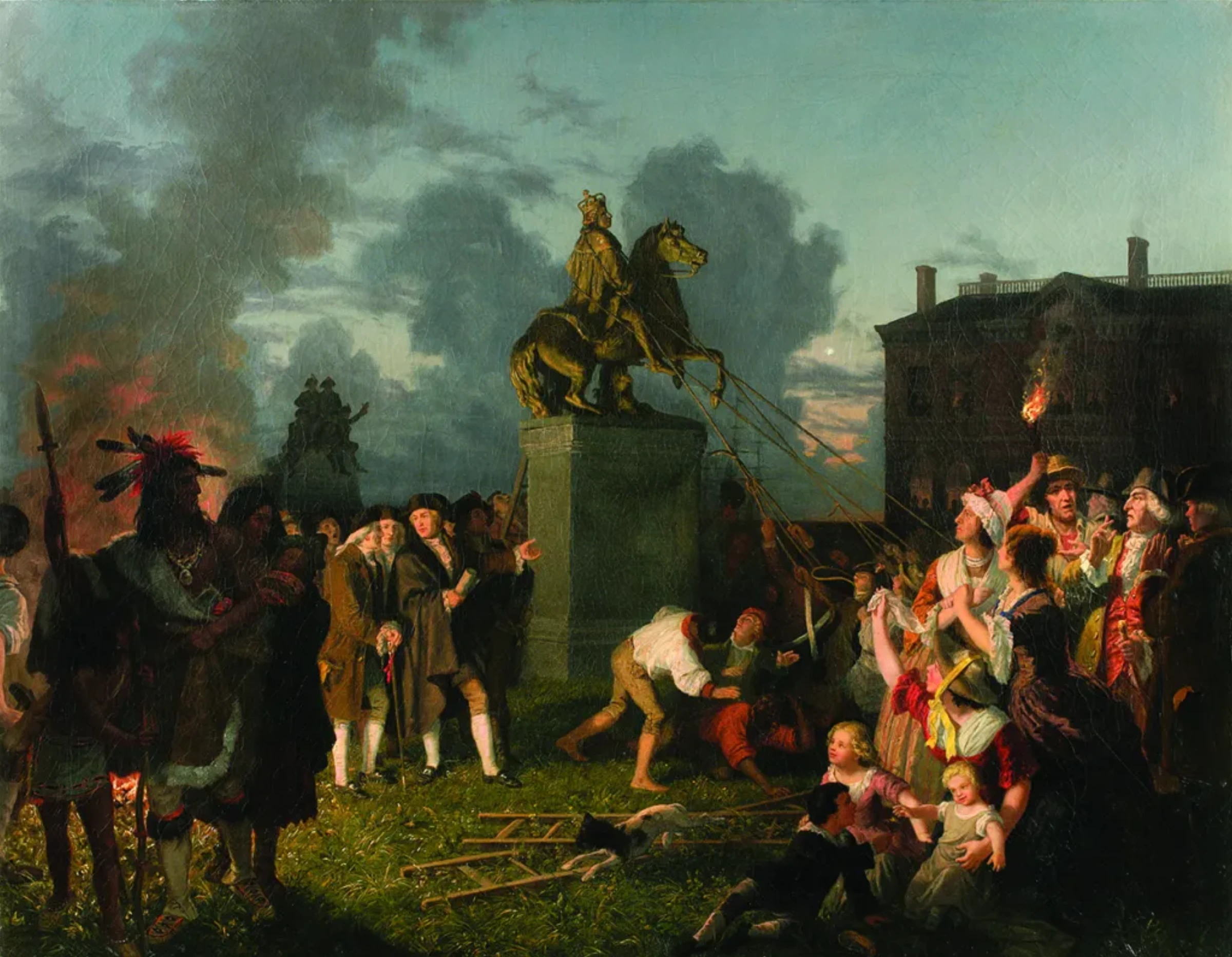 Paul Ramirez Jonas's Pulling Down the Statue installation cited in debate over museum responses to America 250