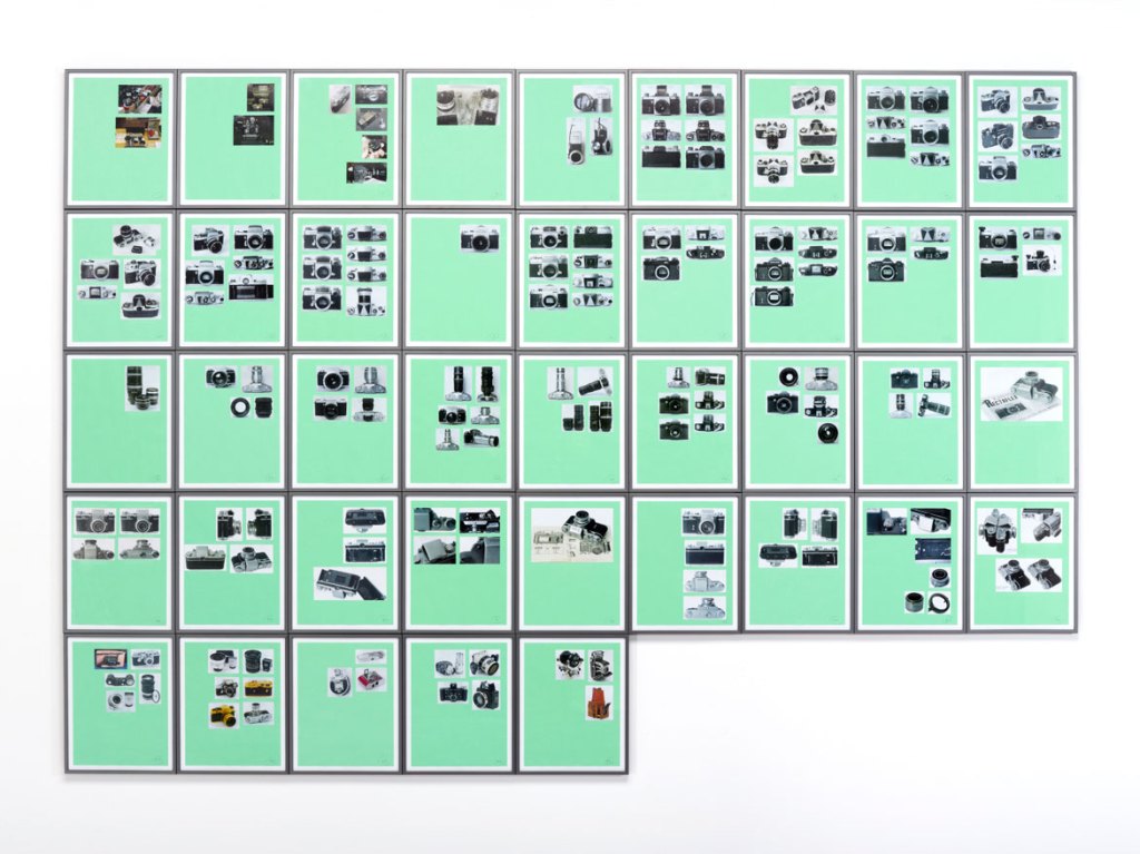 Installation view of contemporary works associated with the Rennie gift