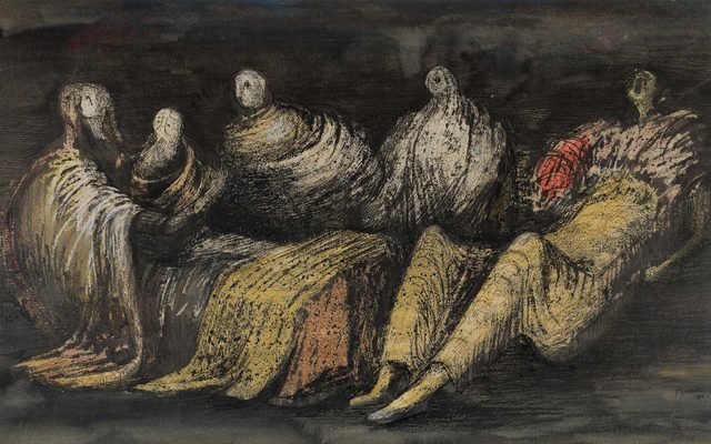 Henry Moore’s Group of Draped Figures in a Shelter, 1941