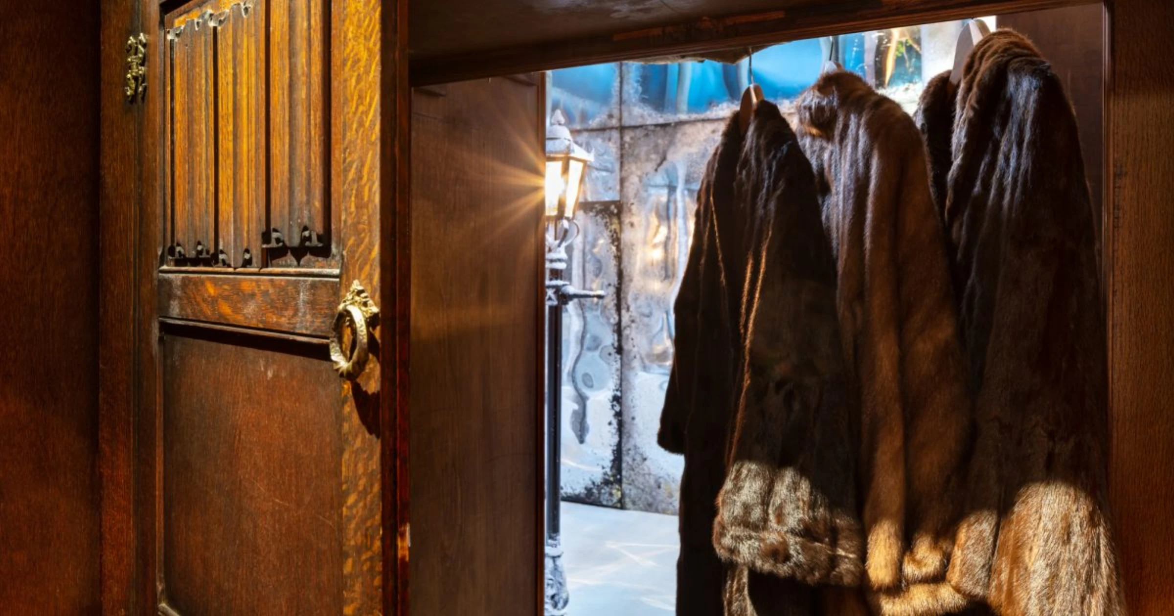 Narnia-themed gallery space inside the Story Museum in Oxford