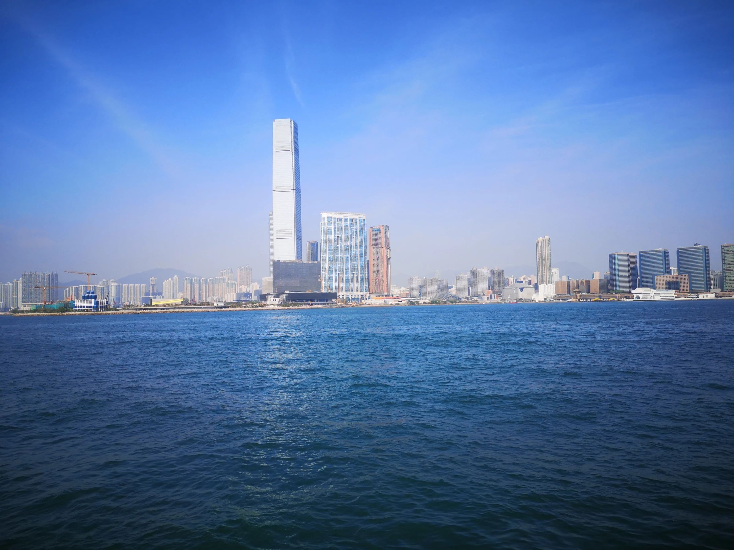 Photograph of the M+ Museum building in Hong Kong.