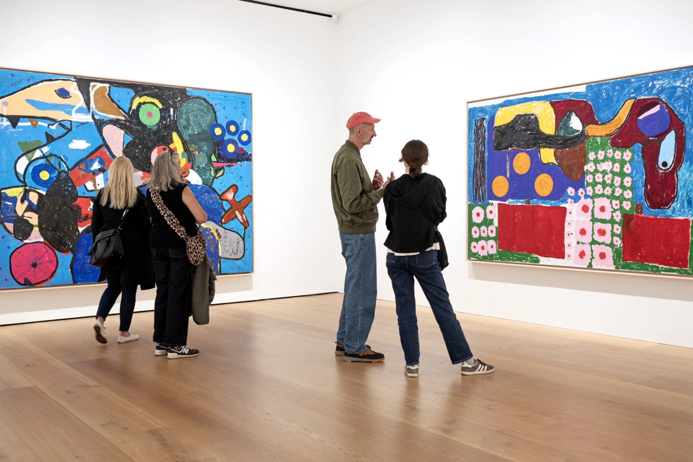 Visitors outside David Zwirner during London Gallery Weekend 2026