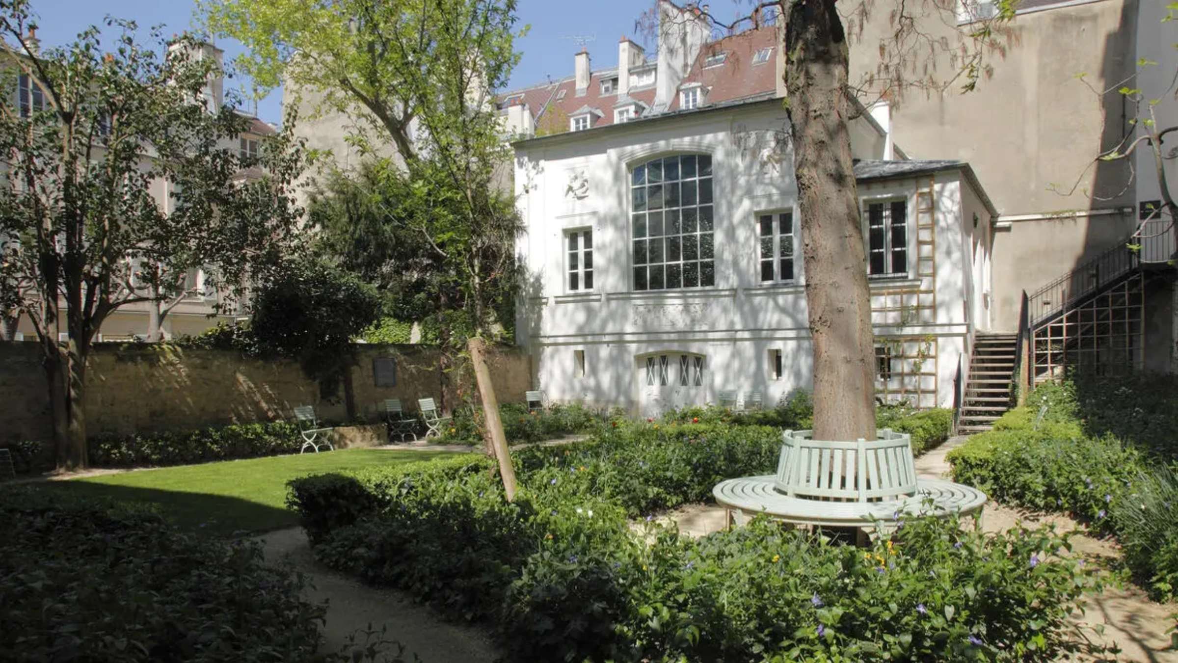 View of the Louvre complex in Paris.