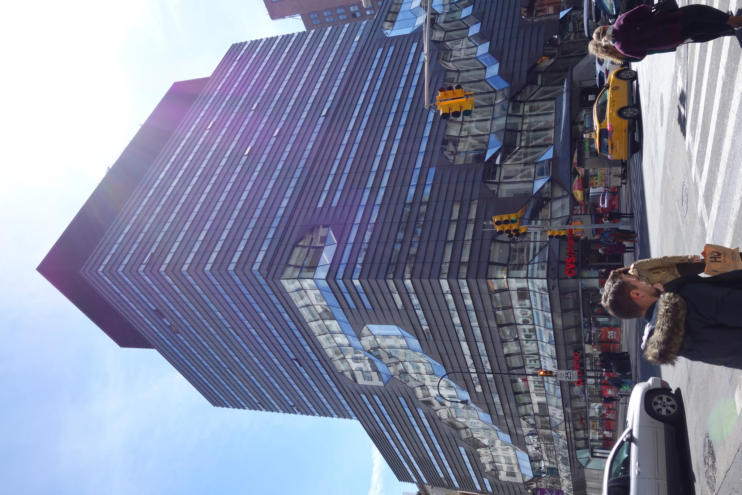The New School University Center building on Fifth Avenue in New York.