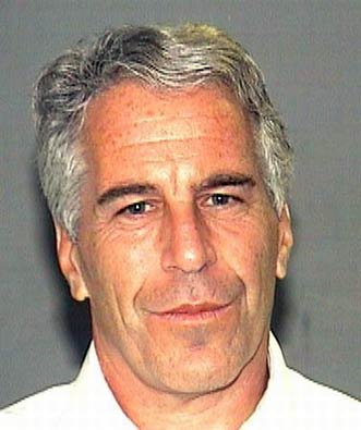 Jeffrey Epstein mugshot image used in coverage of institutional accountability