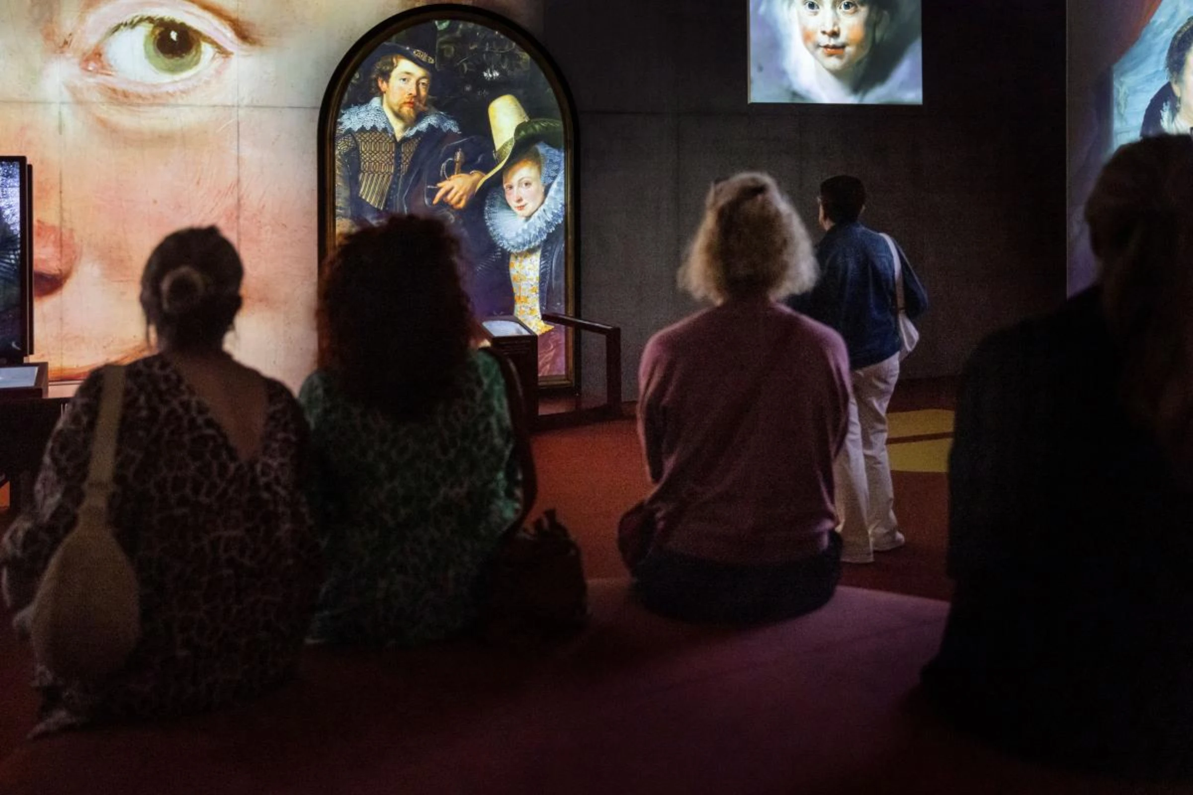 Interior view of the Rubens Experience at the Rubenshuis in Antwerp