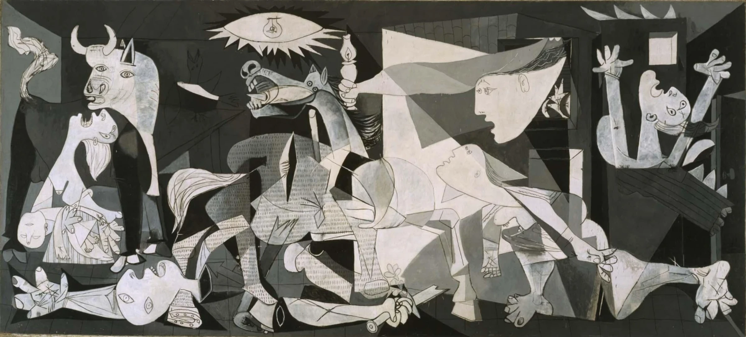 Pablo Picasso’s Guernica installed at Museo Reina Sofía in Madrid.