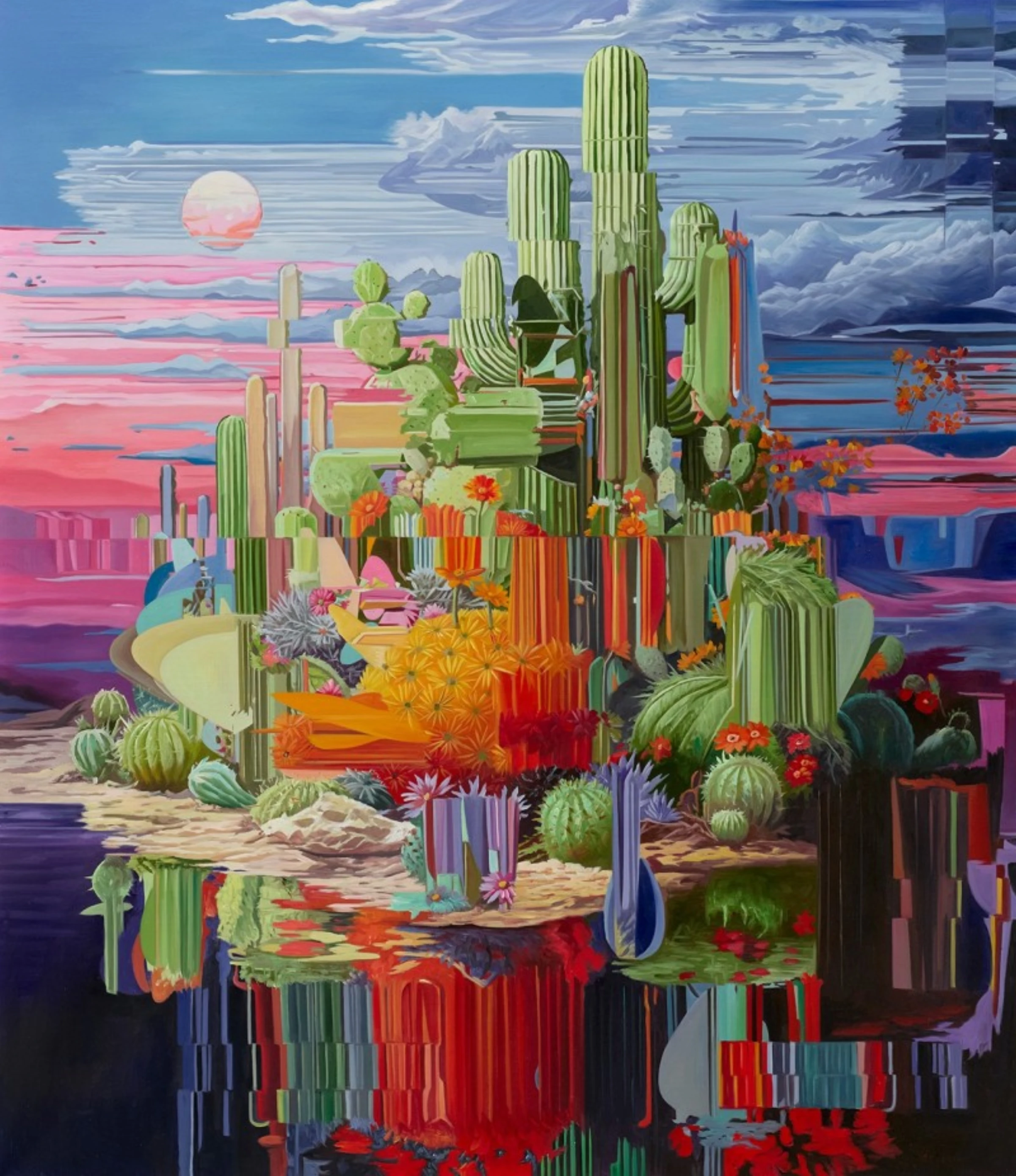 Installation view from a recent exhibition at The Hole gallery.