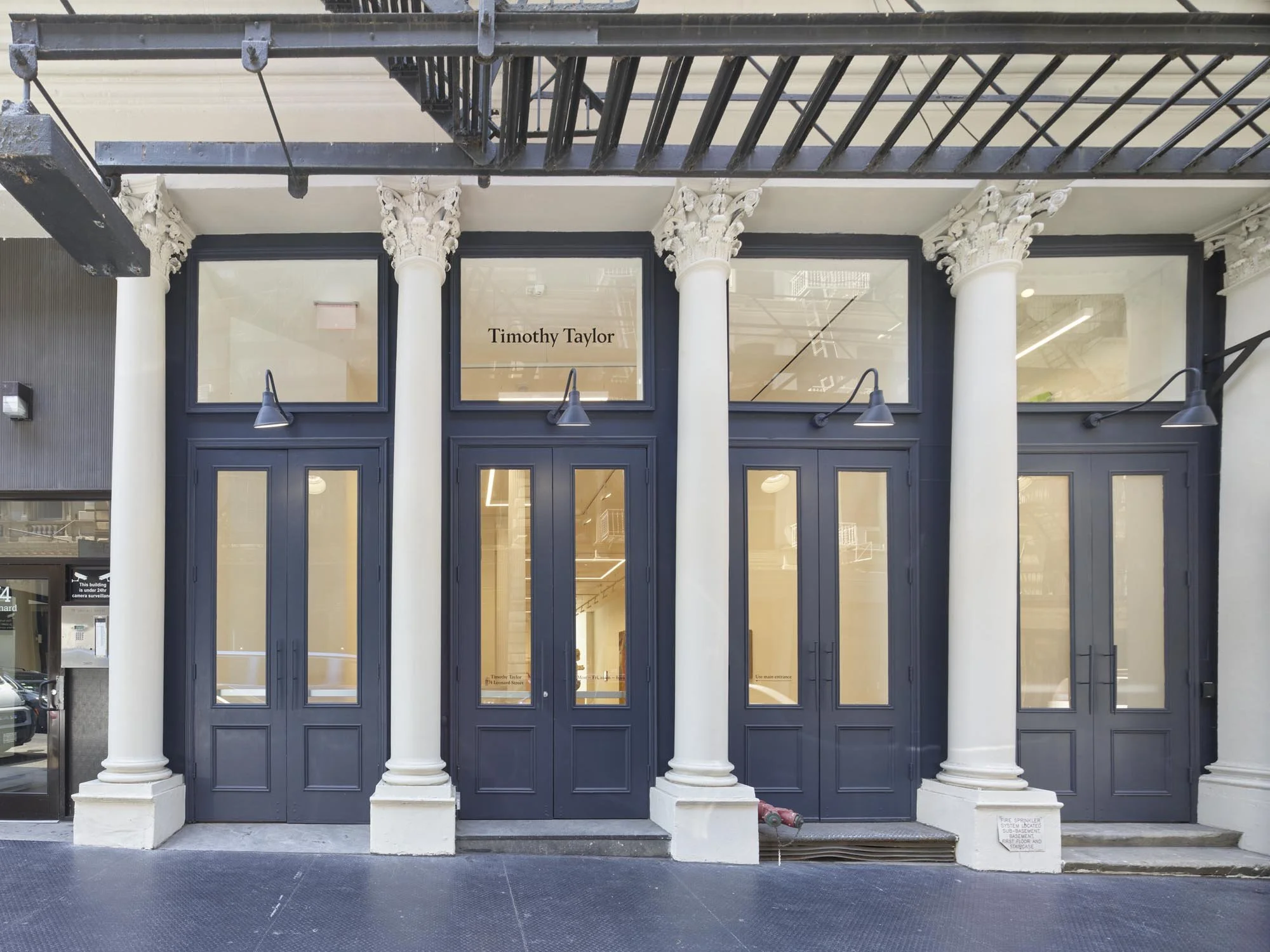 Installation view from Timothy Taylor gallery programming.