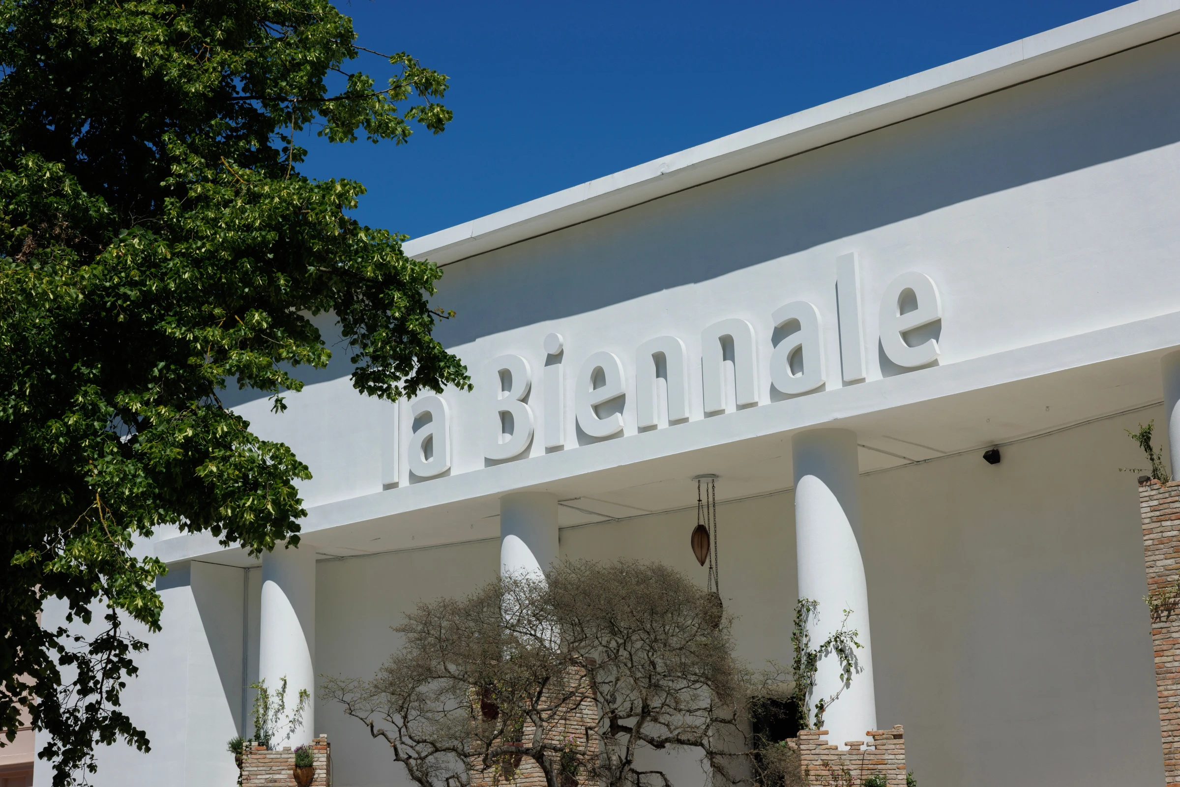 The Central Pavilion at the Venice Biennale 2026, showcasing the 'In Minor Keys' exhibition.
