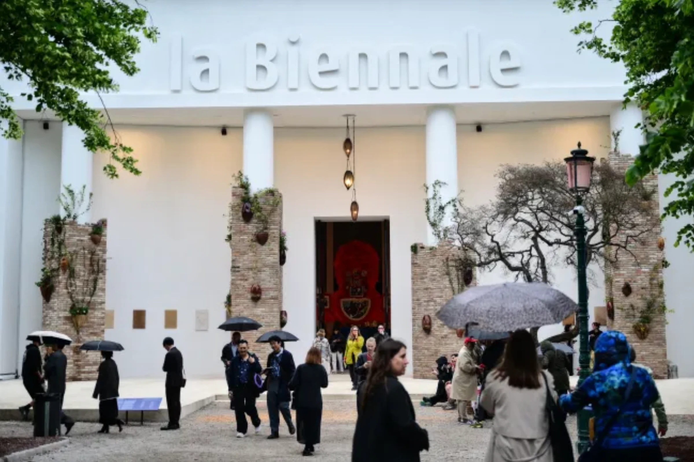 Visitors at the Venice Biennale